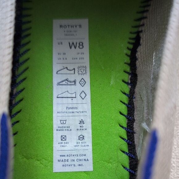 Rothy's The Original Sneaker Sand Slip-On Loafers Size 8 - Picture 2 of 7